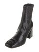 Courrèges Patent Leather Sock Boots