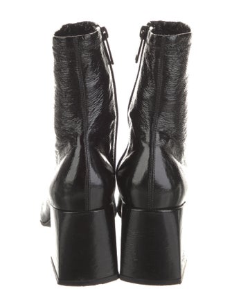 Courrèges Patent Leather Sock Boots