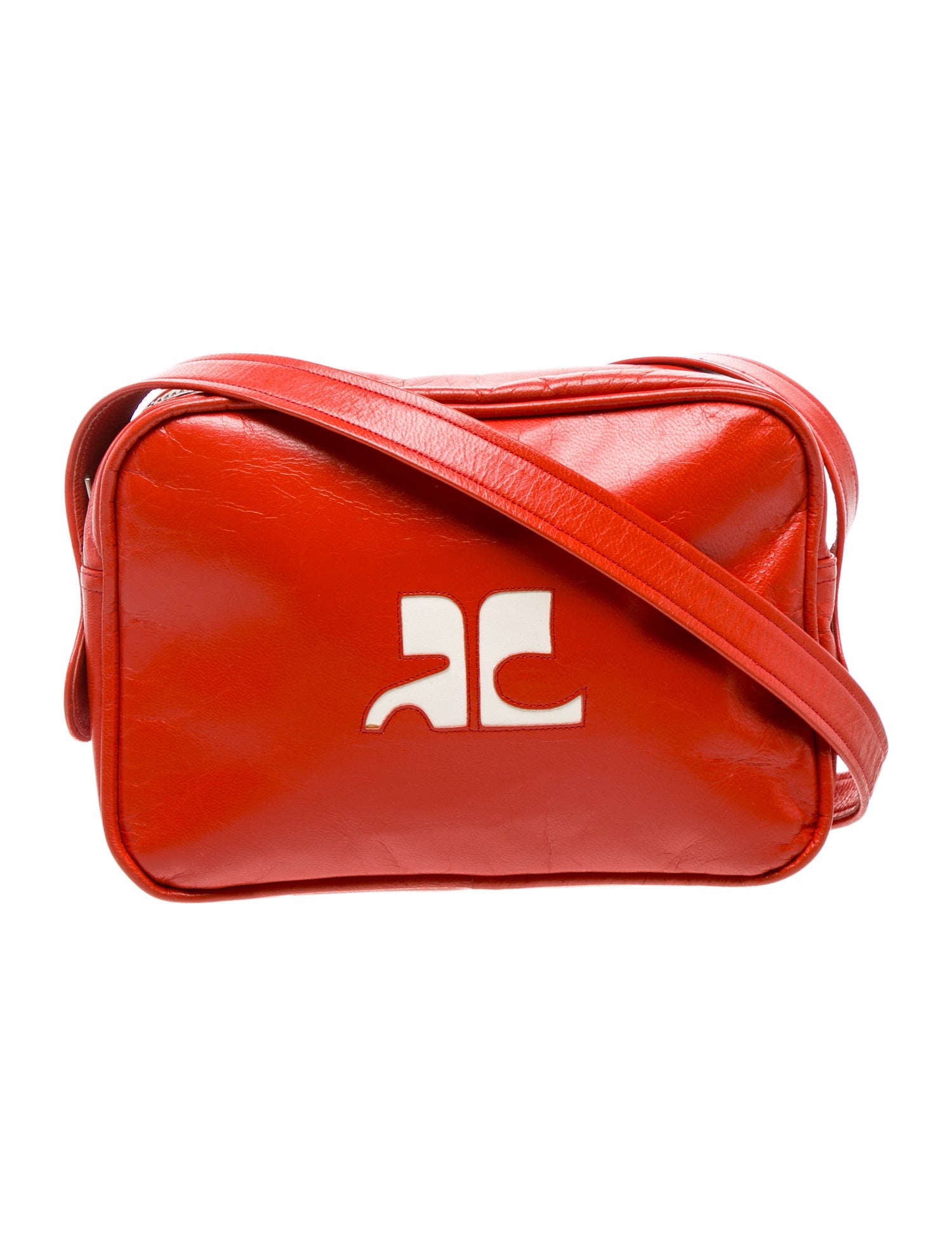 Courrèges Leather Crossbody Bag