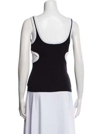 Courrèges Scoop Neck Sleeveless Top
