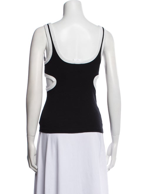Courrèges Scoop Neck Sleeveless Top