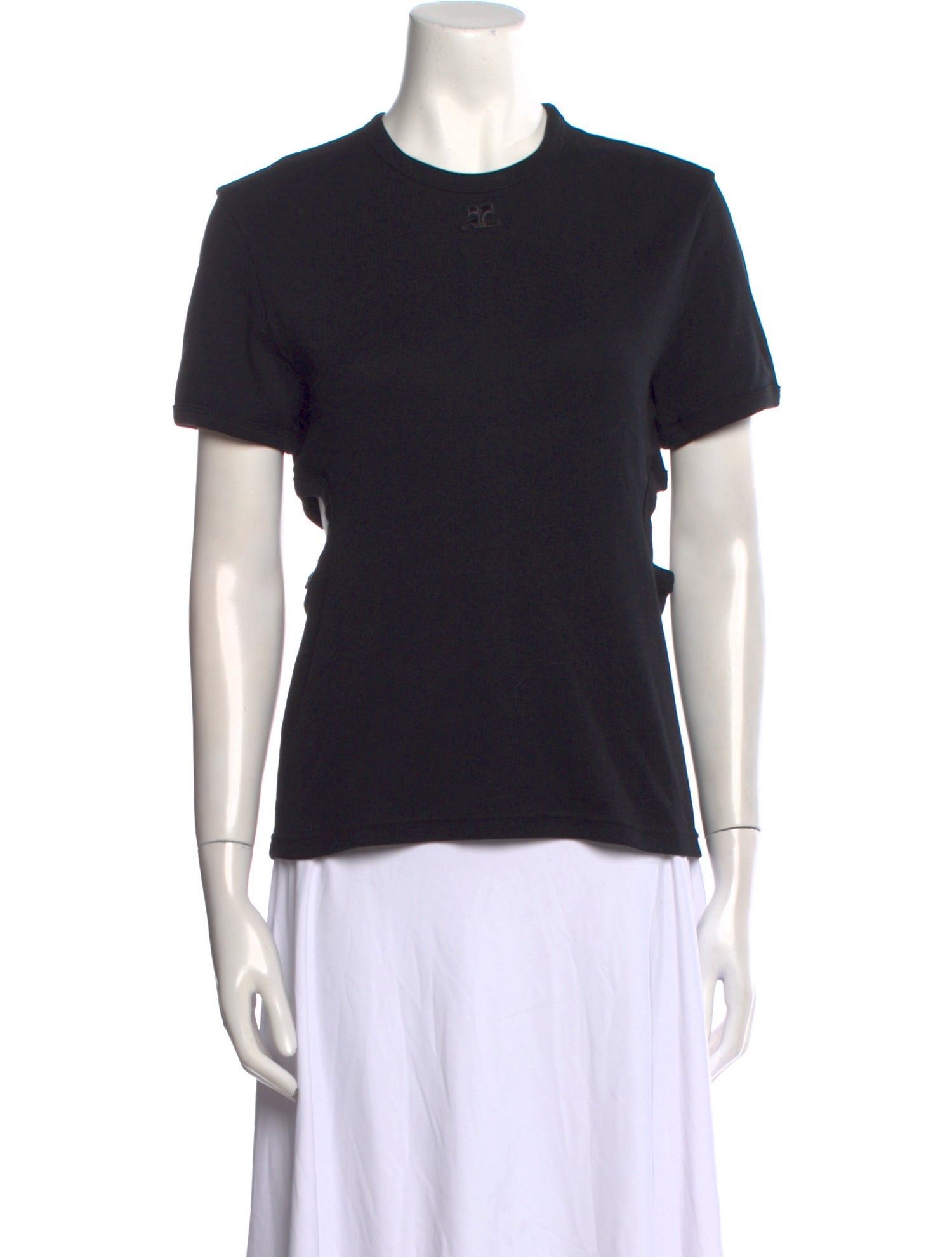Courrèges Crew Neck Short Sleeve T-Shirt
