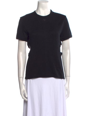 Courrèges Crew Neck Short Sleeve T-Shirt