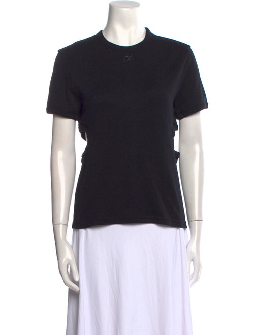 Courrèges Crew Neck Short Sleeve T-Shirt