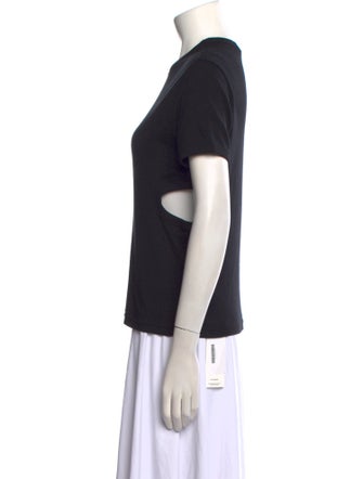 Courrèges Crew Neck Short Sleeve T-Shirt