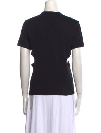 Courrèges Crew Neck Short Sleeve T-Shirt