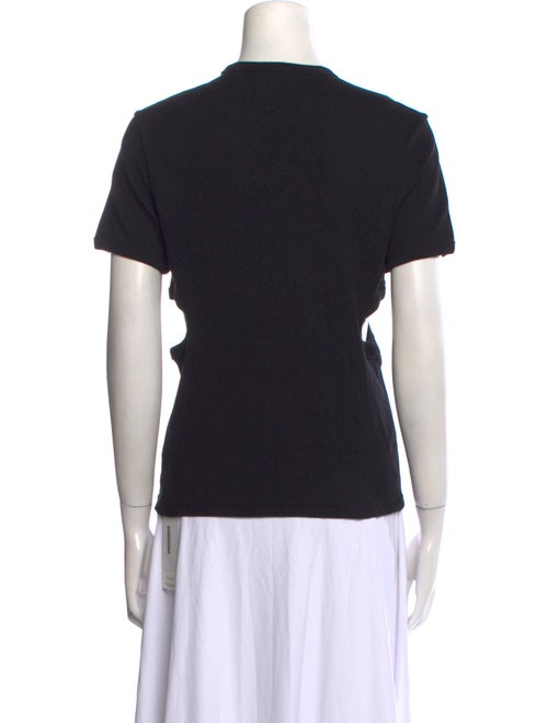 Courrèges Crew Neck Short Sleeve T-Shirt