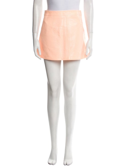 Courrèges Embroidered Accent Mini Skirt