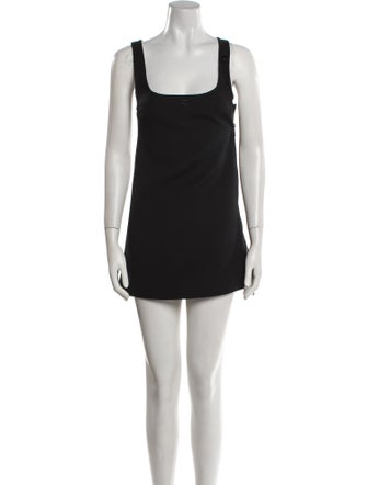 Courrèges Square Neckline Mini Dress