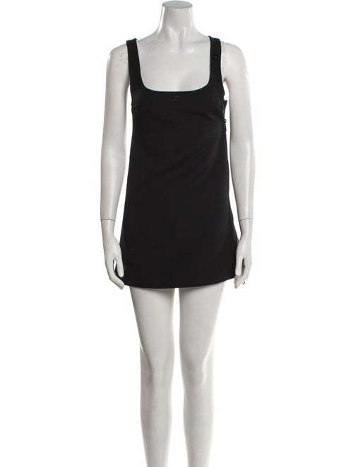 Courrèges Square Neckline Mini Dress