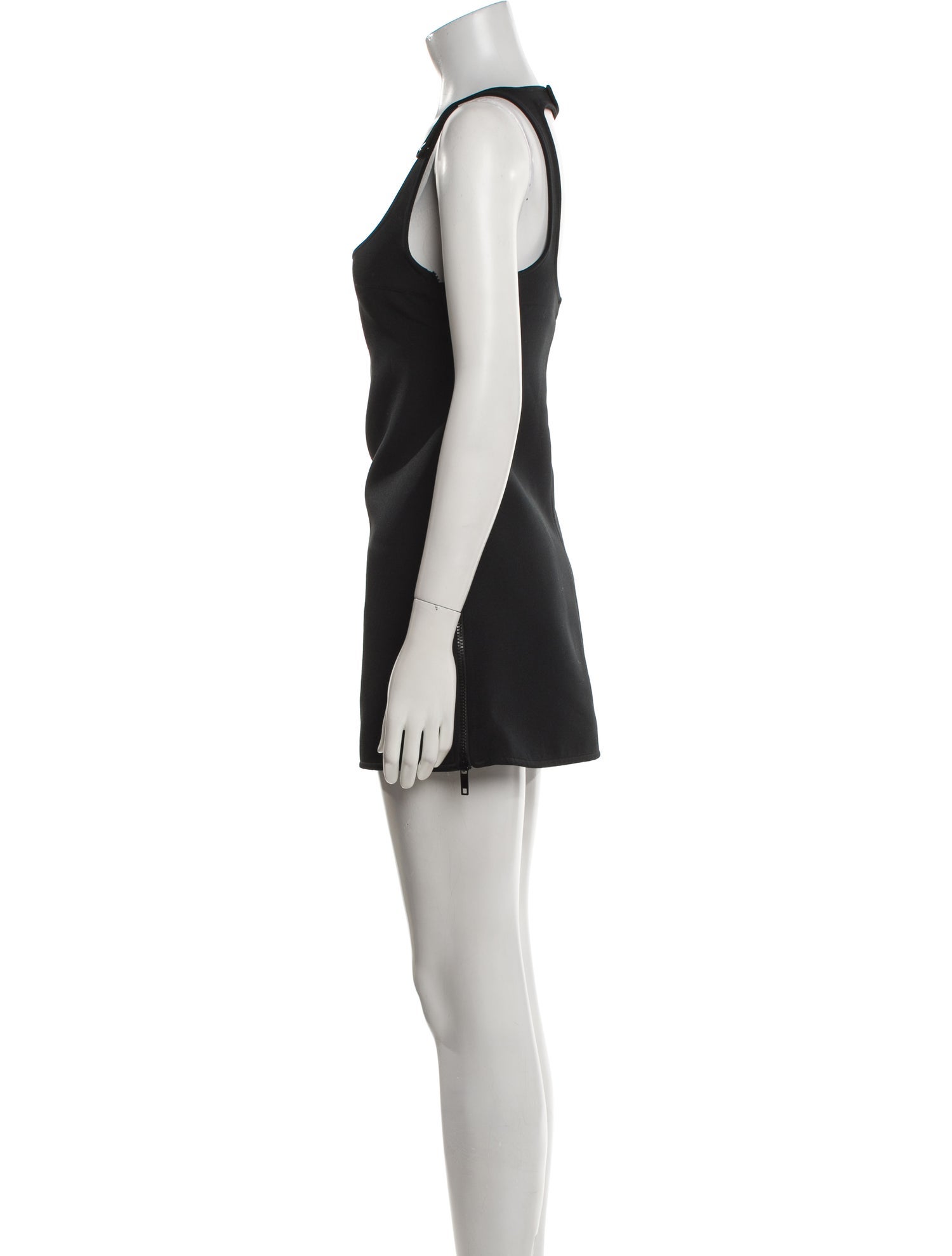 Courrèges Square Neckline Mini Dress