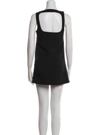 Courrèges Square Neckline Mini Dress