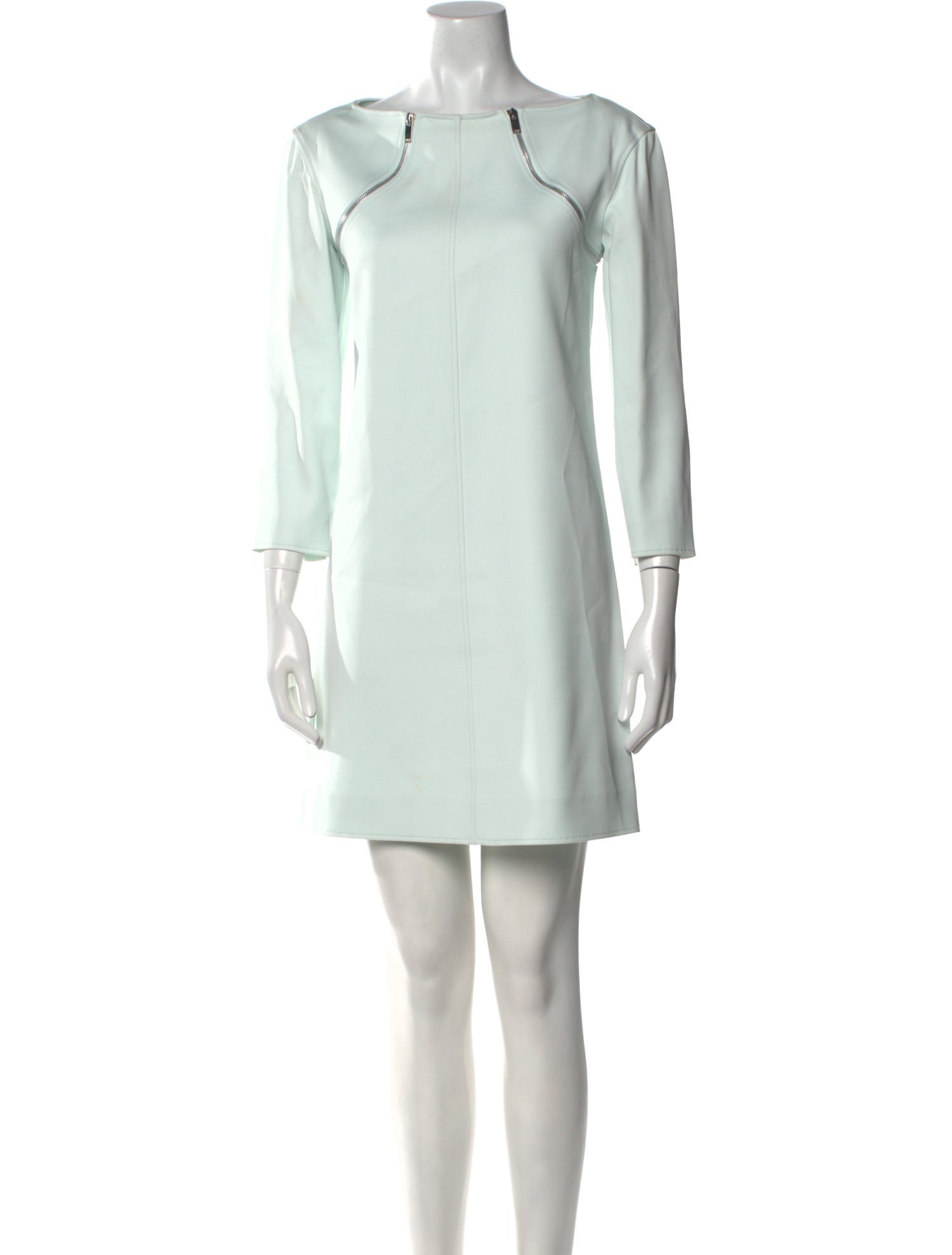 Courrèges Bateau Neckline Mini Dress
