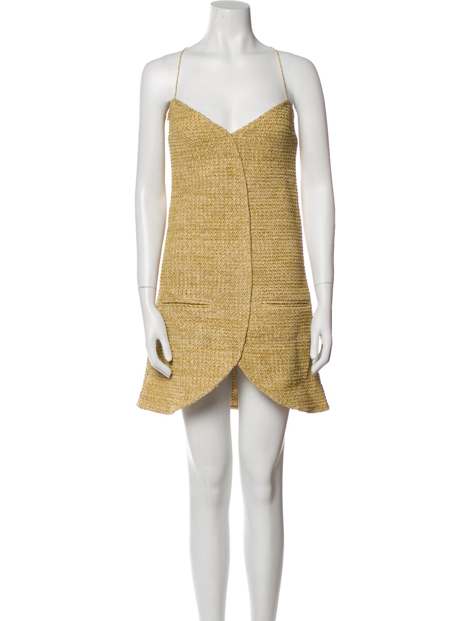 Courrèges V-Neck Mini Dress w/ Tags