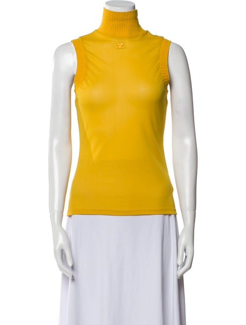 Courrèges Turtleneck Sleeveless Top