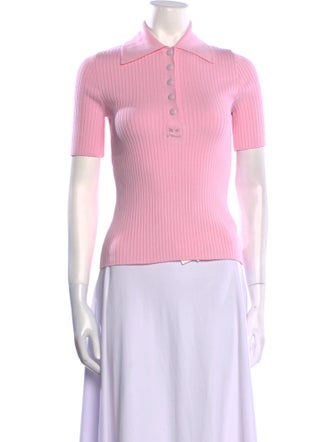 Courrèges Short Sleeve Polo