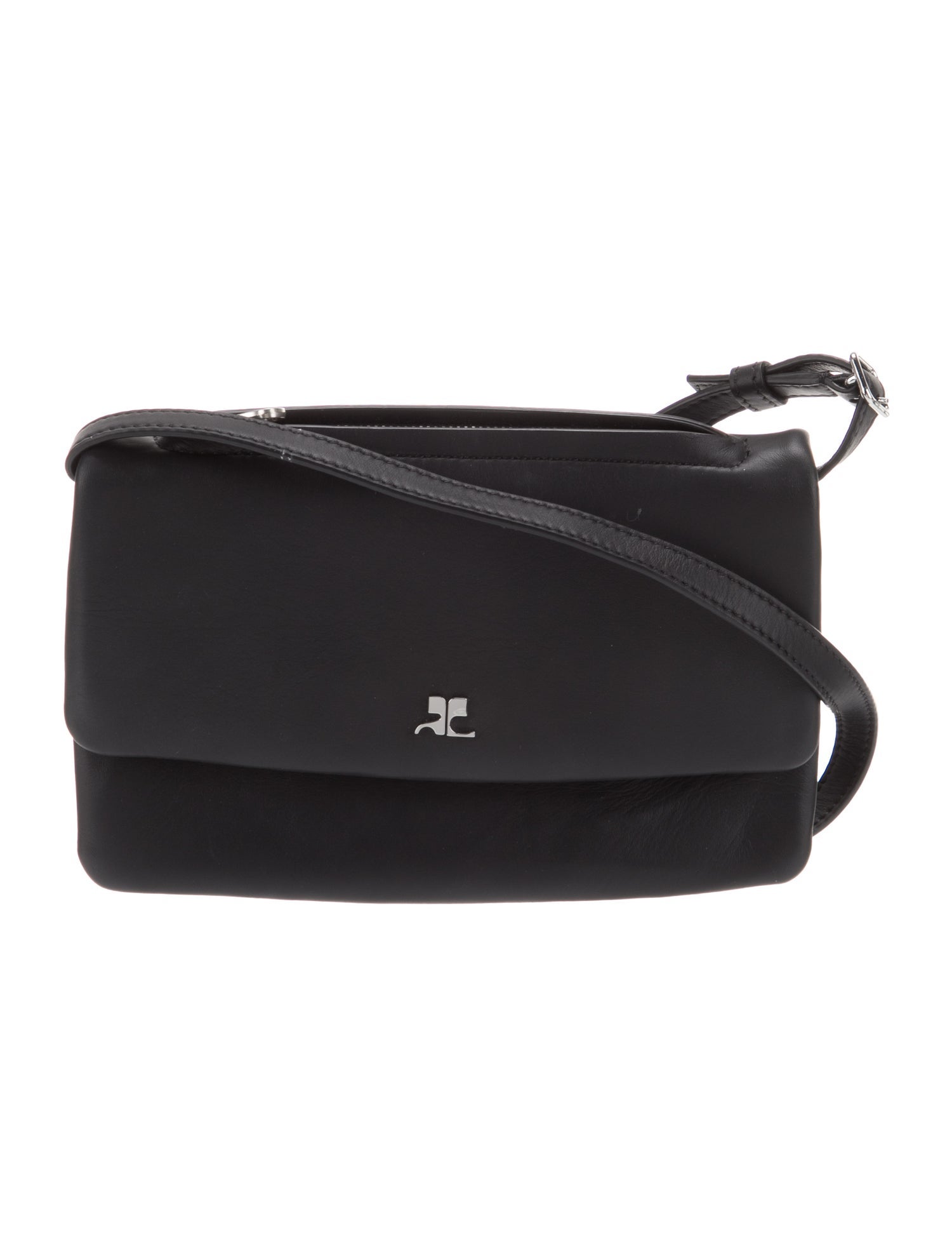 Courrèges Leather Shoulder Bag
