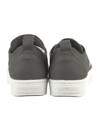 Courrèges Canvas Colorblock Pattern Sneakers