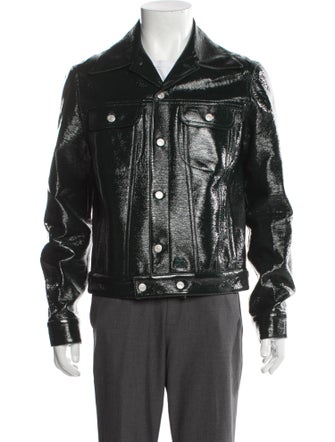 Courrèges Graphic Print Moto Jacket