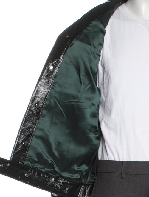 Courrèges Graphic Print Moto Jacket