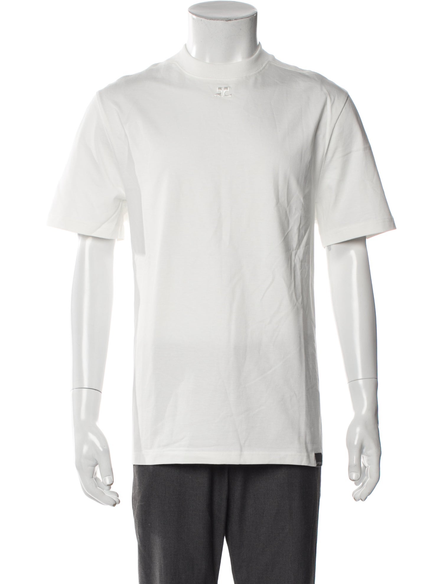 Courrèges Crew Neck Short Sleeve T-Shirt