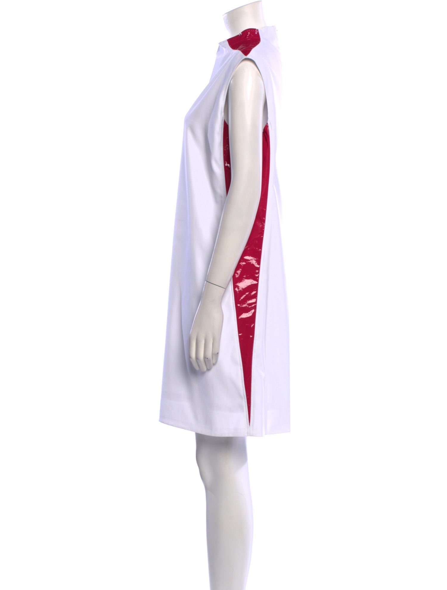 Courrèges Mock Neck Mini Dress