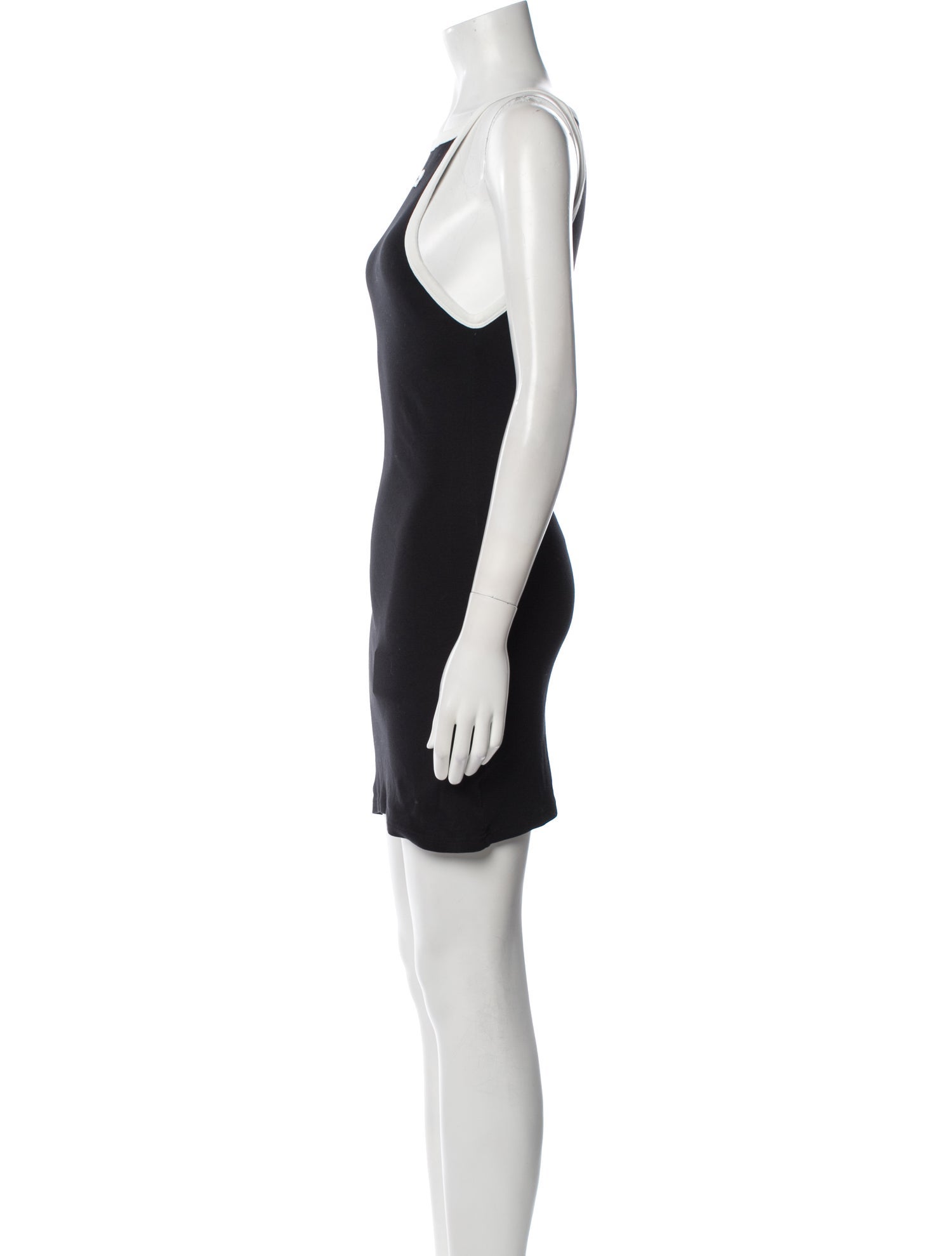 Courrèges Square Neckline Mini Dress
