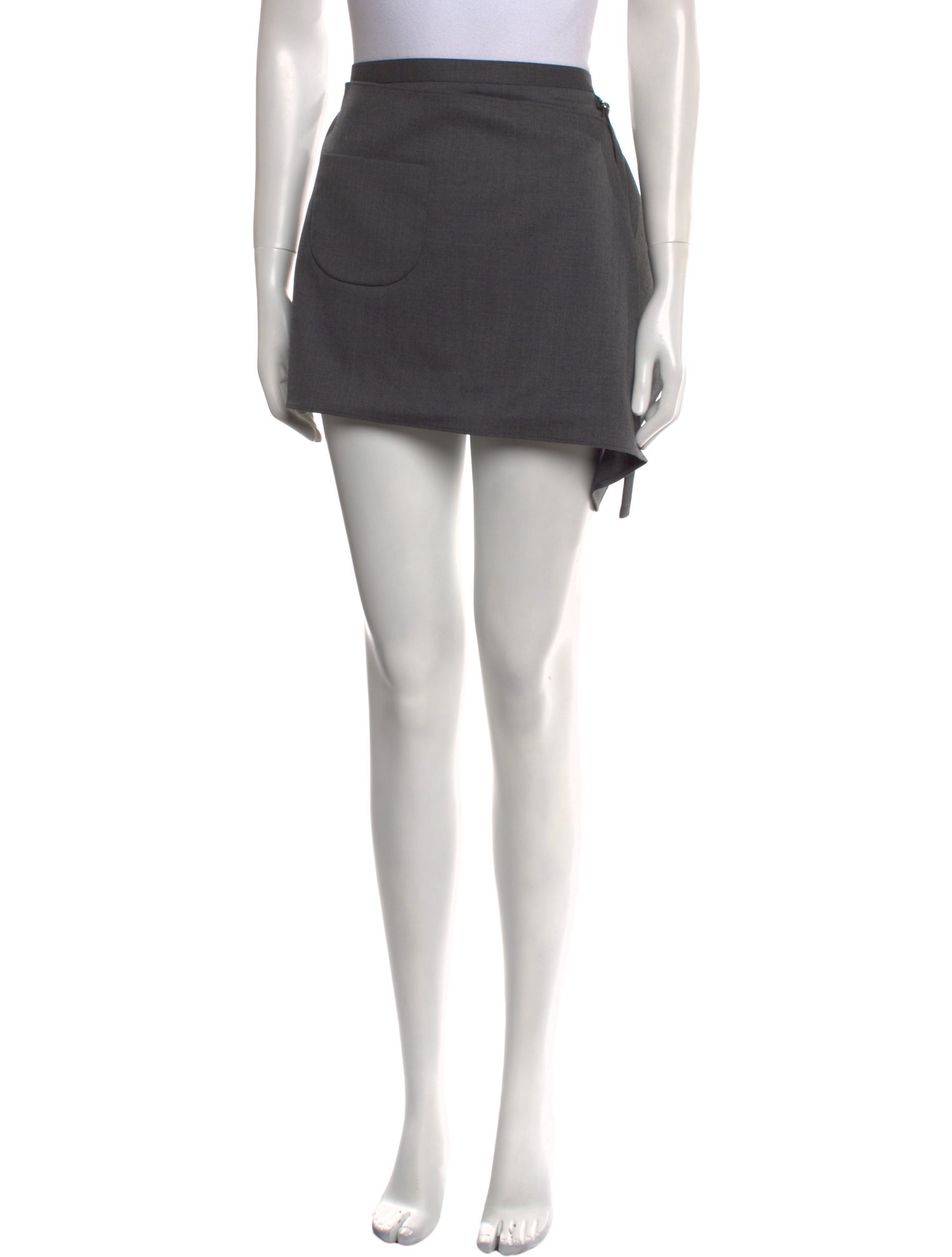 Courrèges Virgin Wool Mini Skirt w/ Tags
