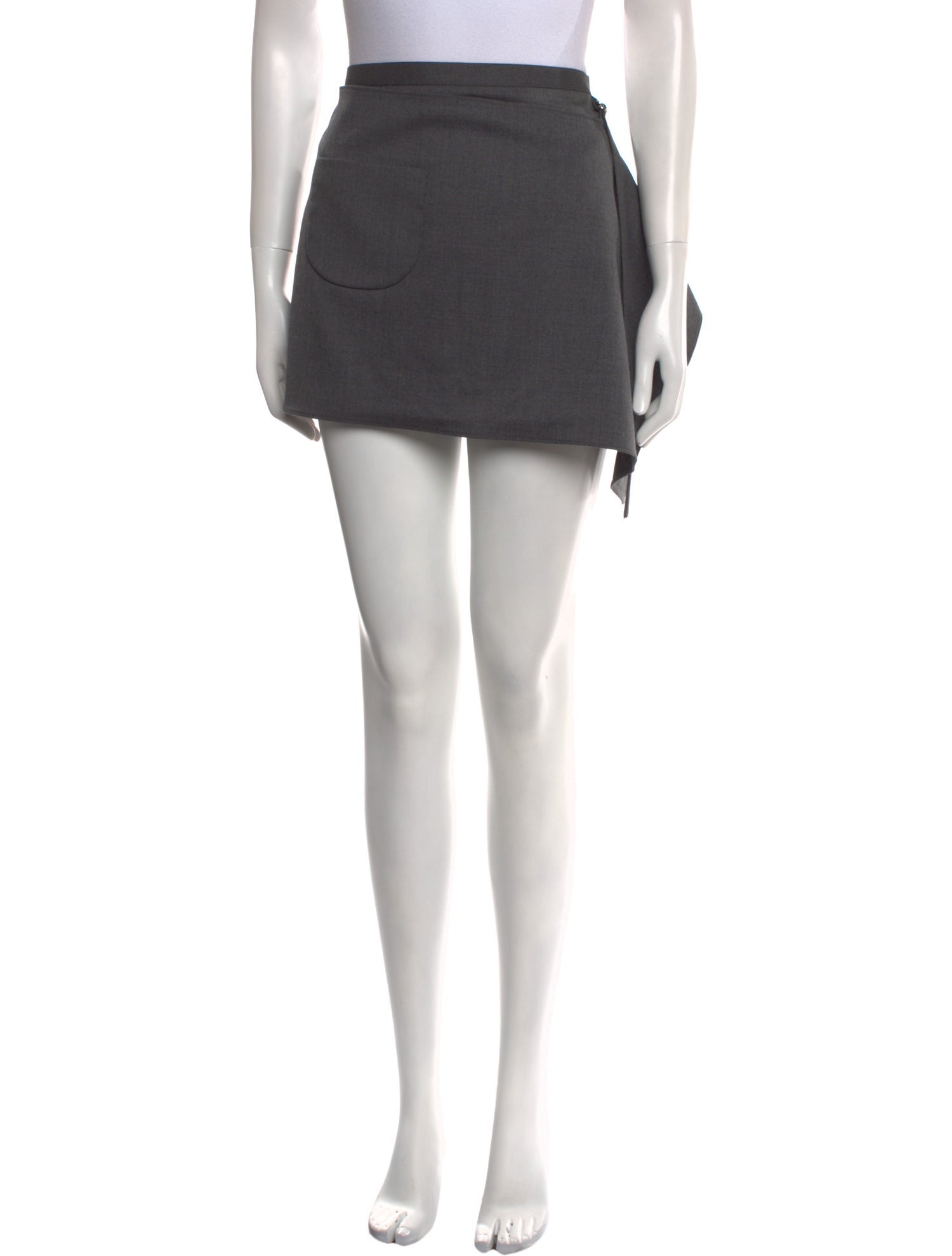 Courrèges Virgin Wool Mini Skirt w/ Tags