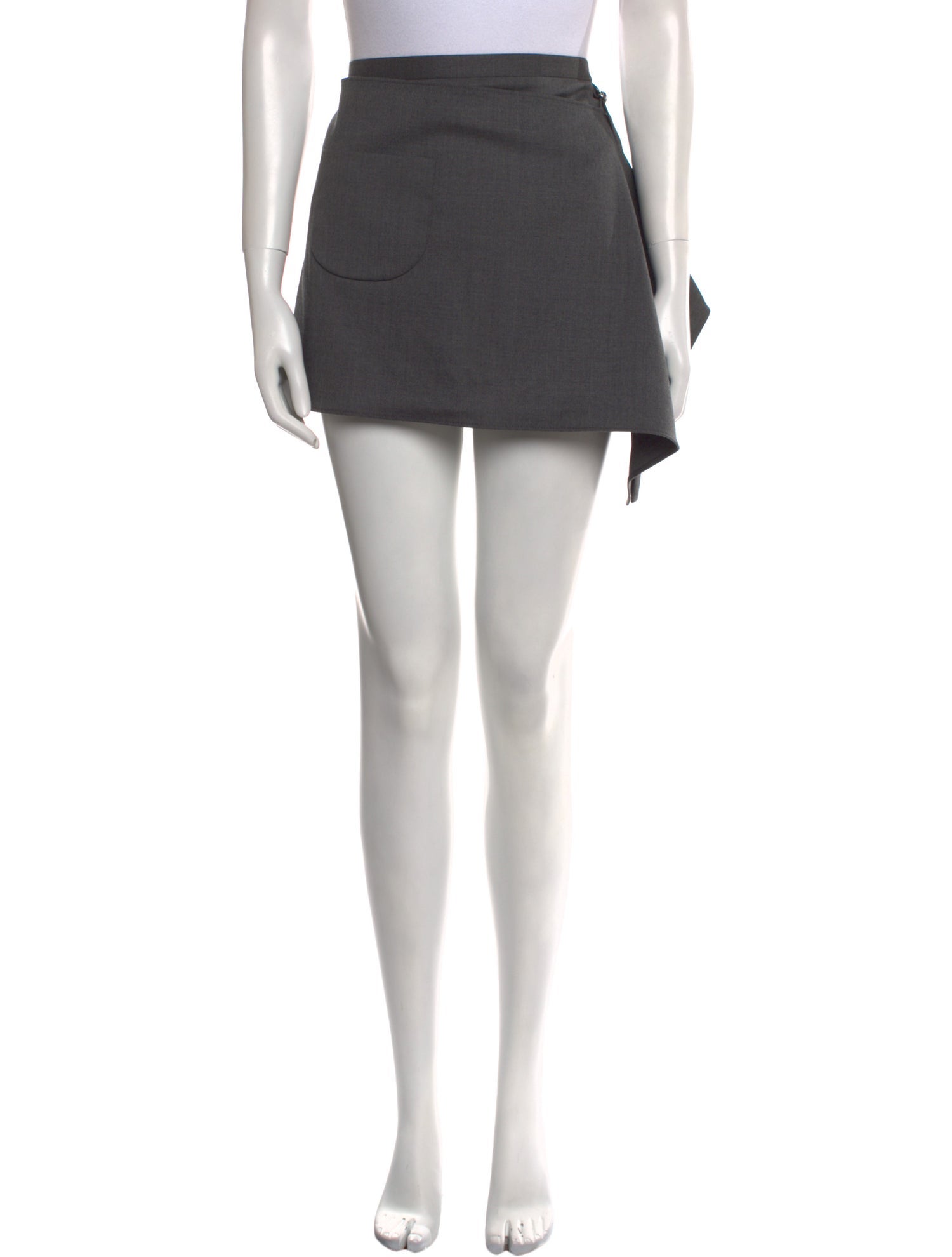 Courrèges Virgin Wool Mini Skirt w/ Tags