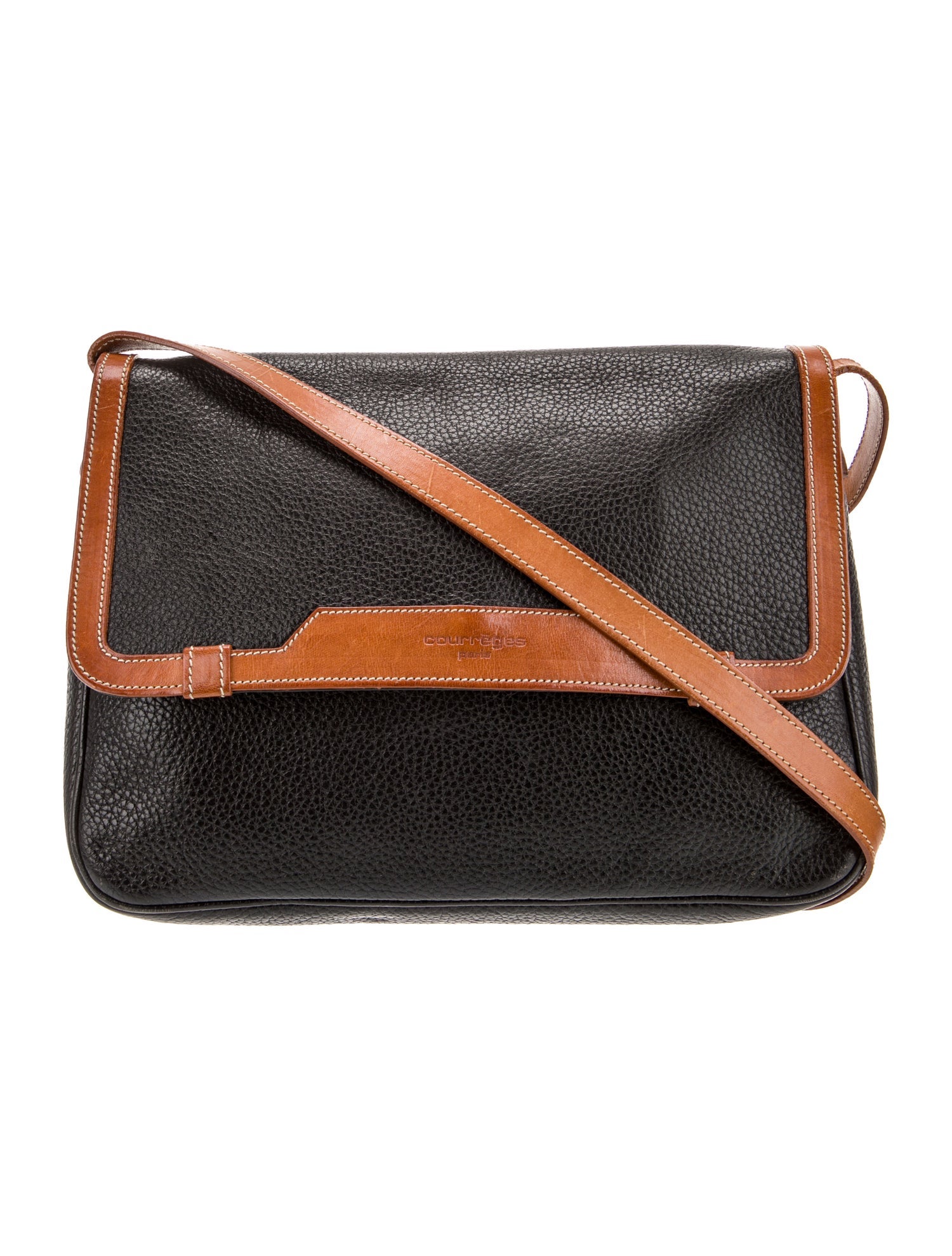 Courrèges Leather Crossbody Bag