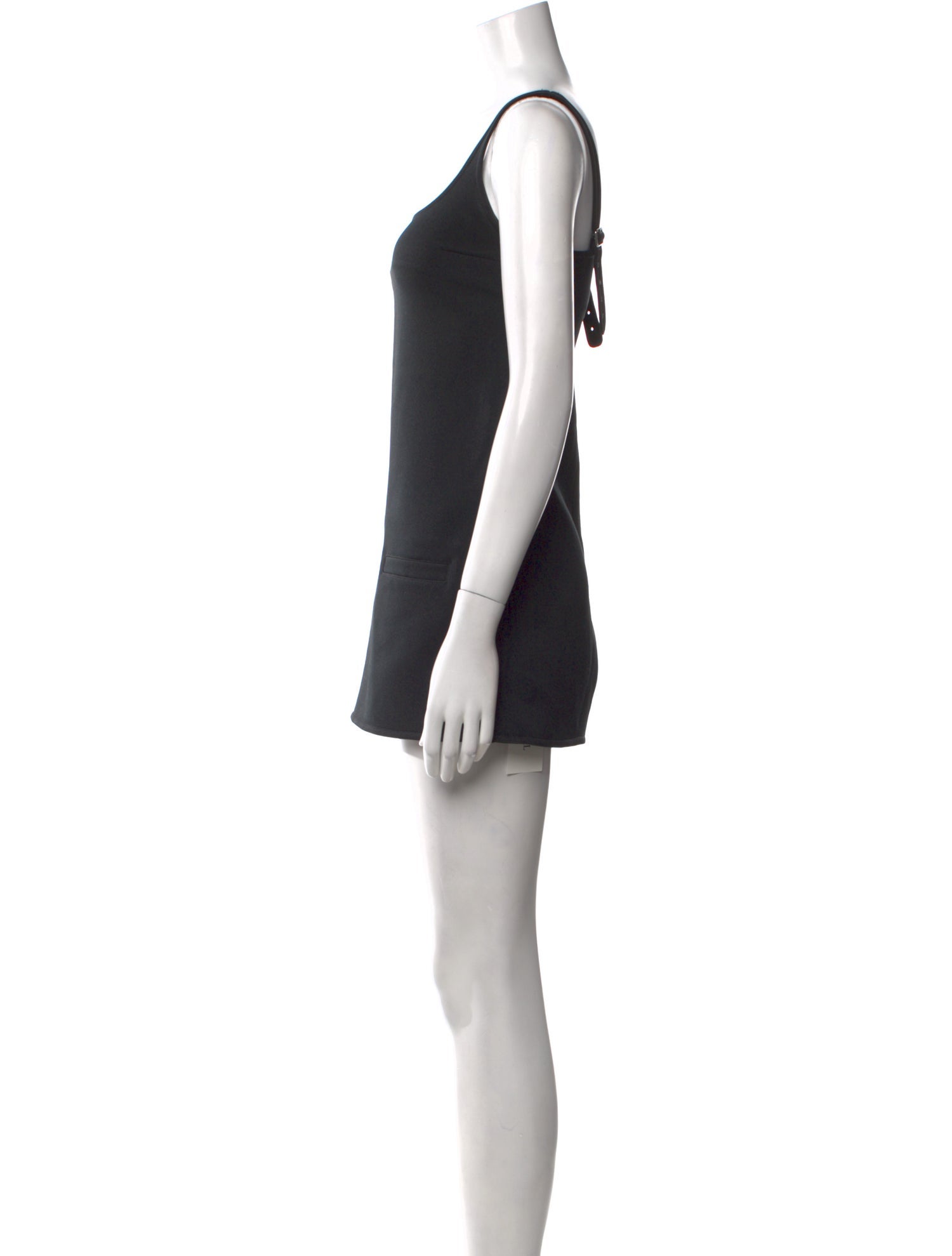Courrèges Square Neckline Mini Dress