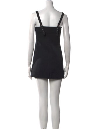 Courrèges Square Neckline Mini Dress