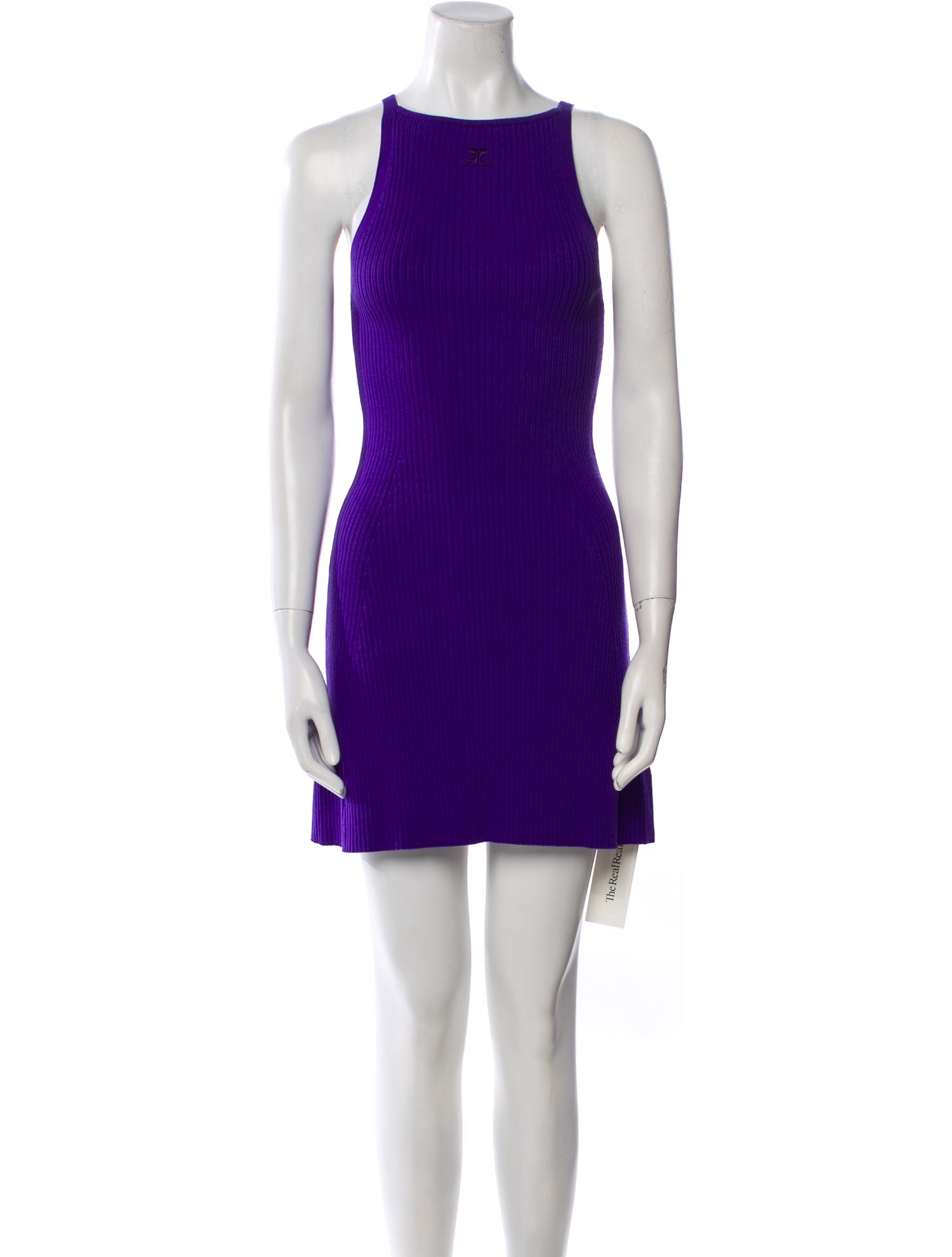 Courrèges Bateau Neckline Mini Dress