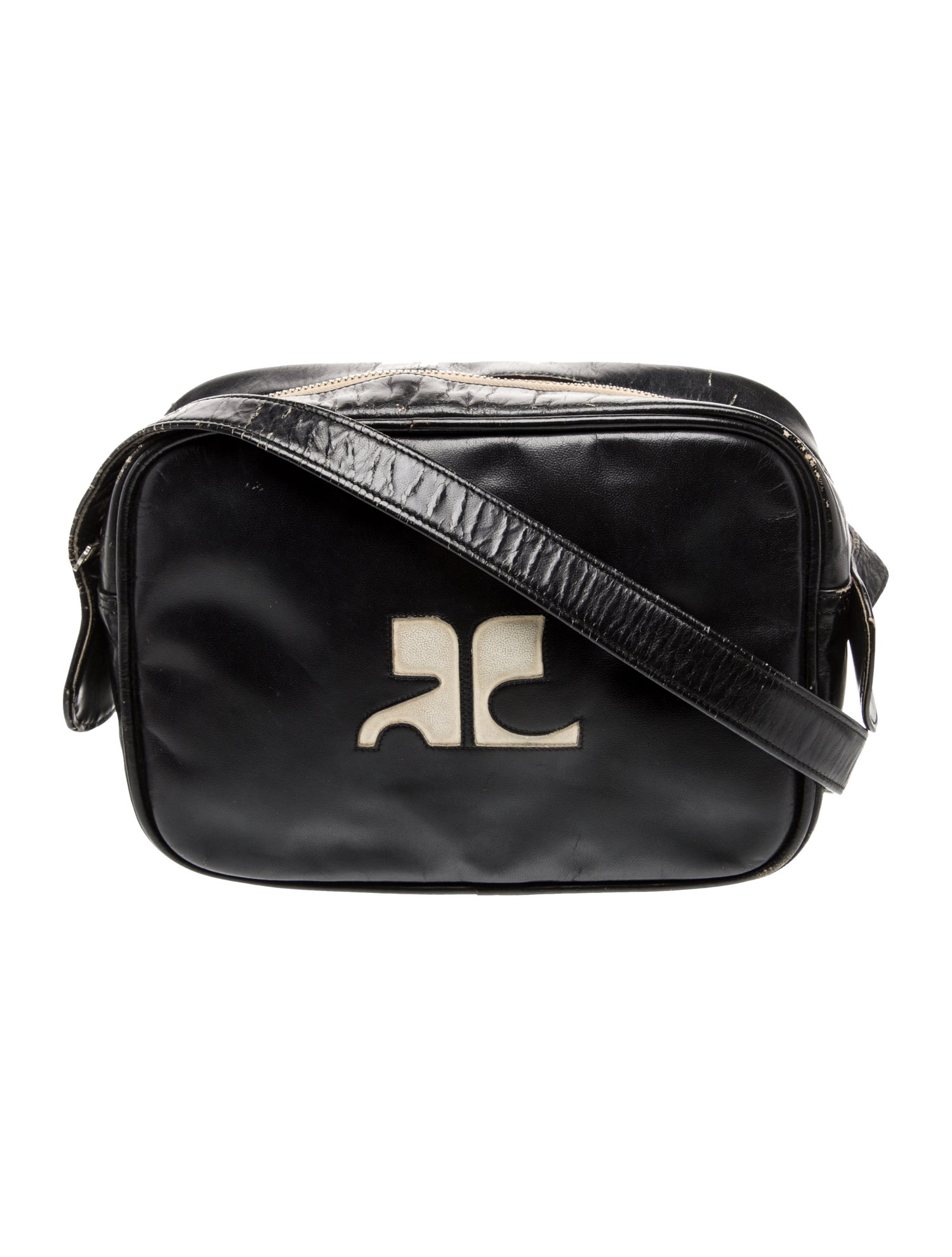 Courrèges Leather Crossbody Bag