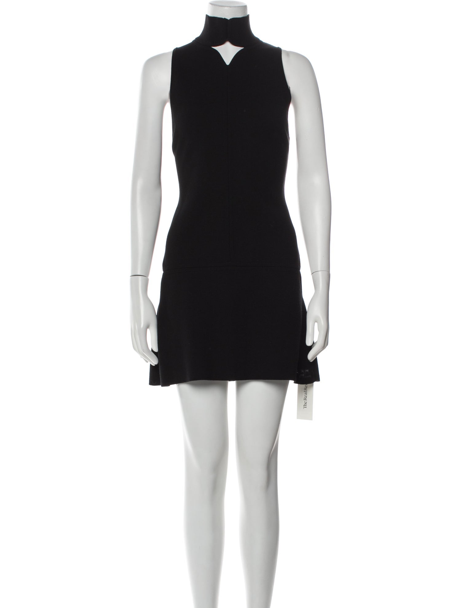 Courrèges Mock Neck Mini Dress