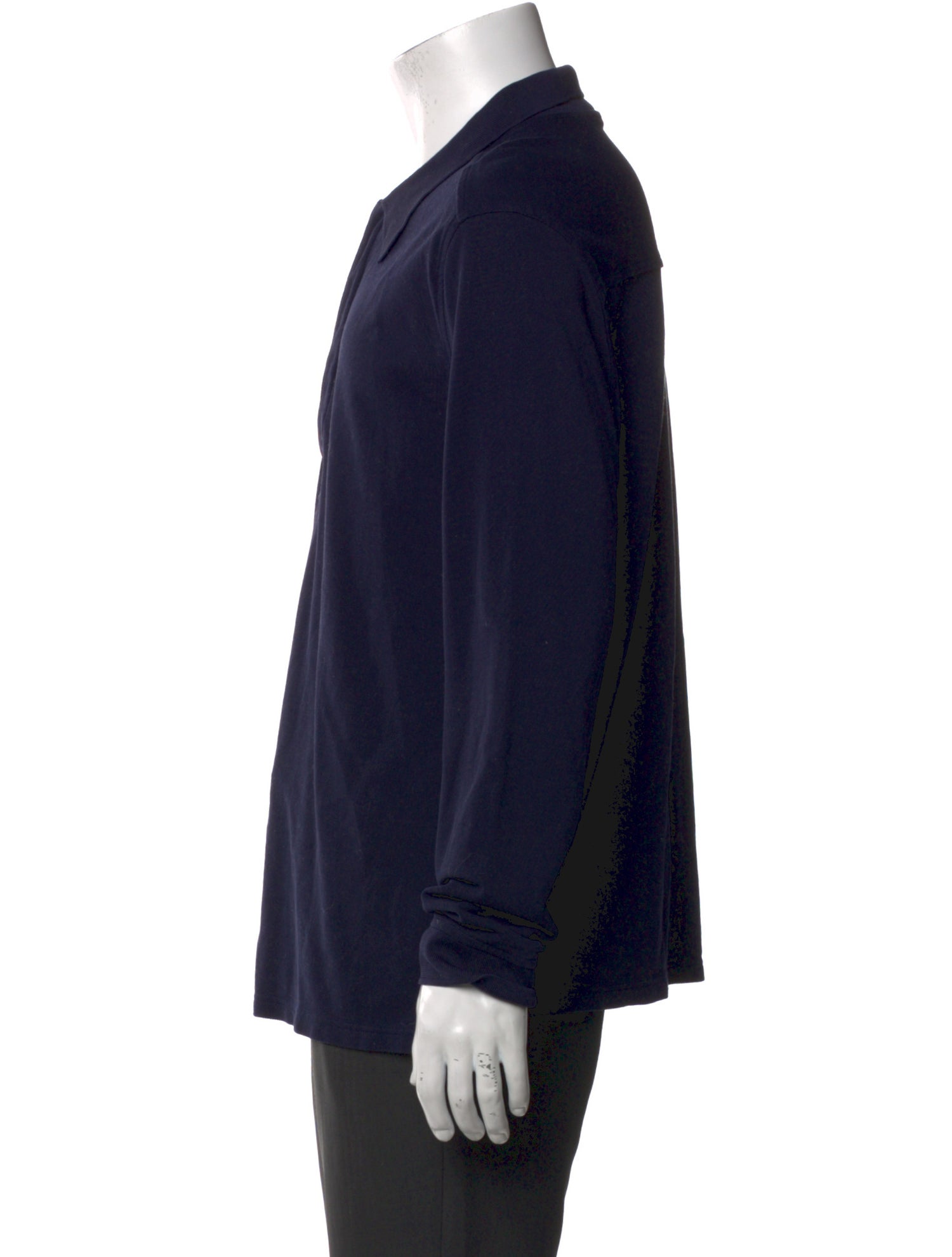 Courrèges Collar Long Sleeve Polo Shirt