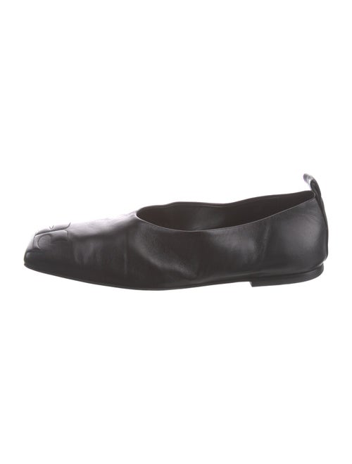Courrèges Leather Ballet Flats