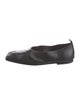 Courrèges Leather Ballet Flats