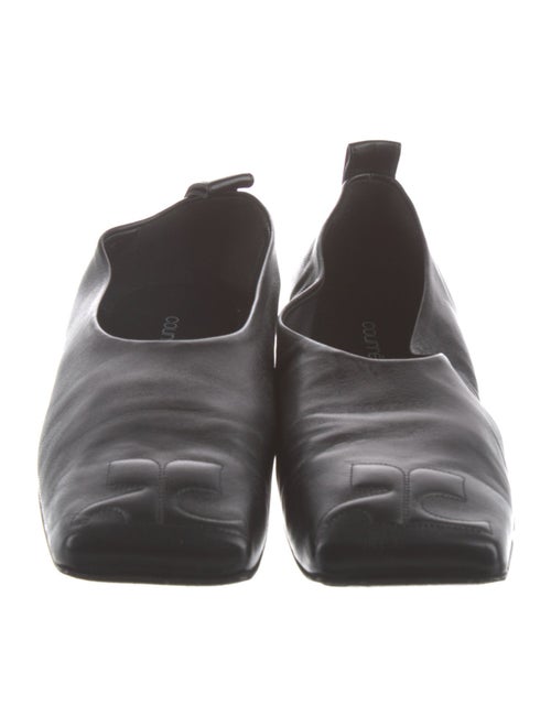 Courrèges Leather Ballet Flats