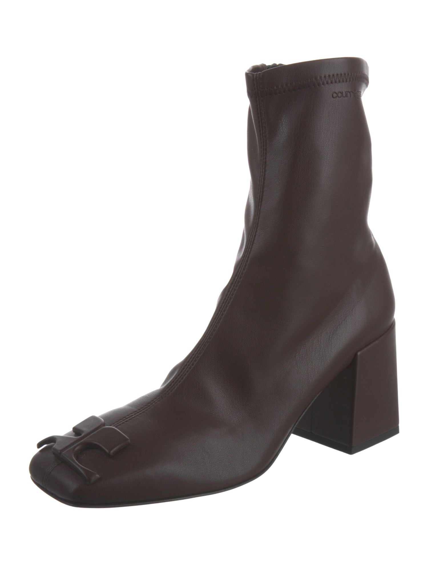 Courrèges Leather Sock Boots
