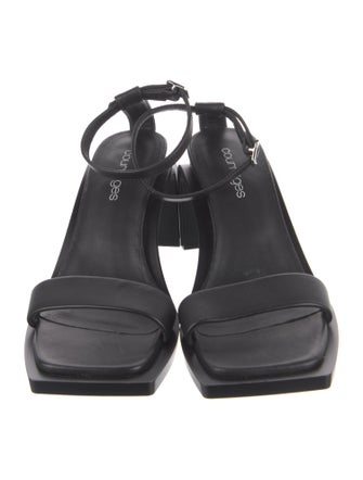 Courrèges Leather Sandals