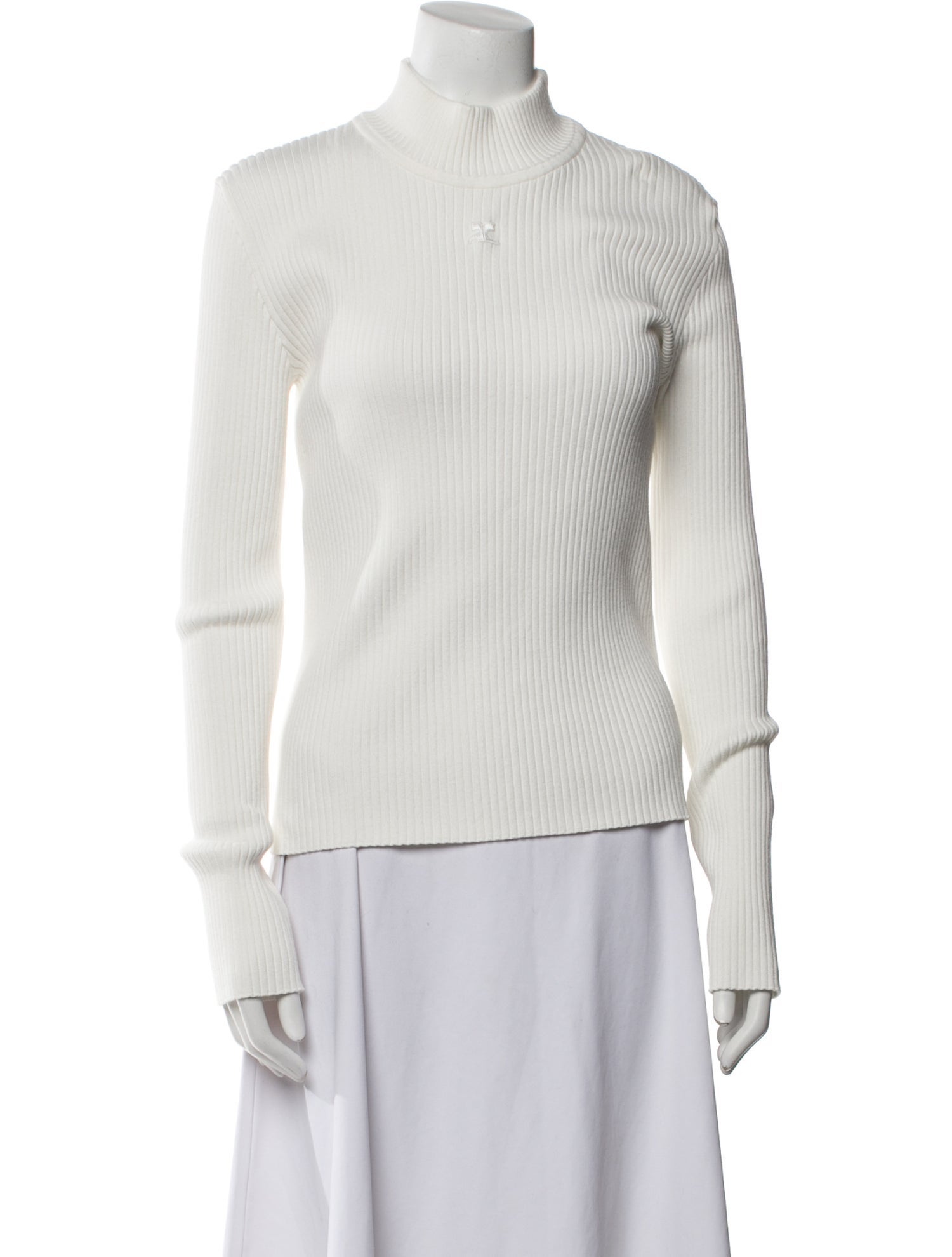 Courrèges Mock Neck Sweater