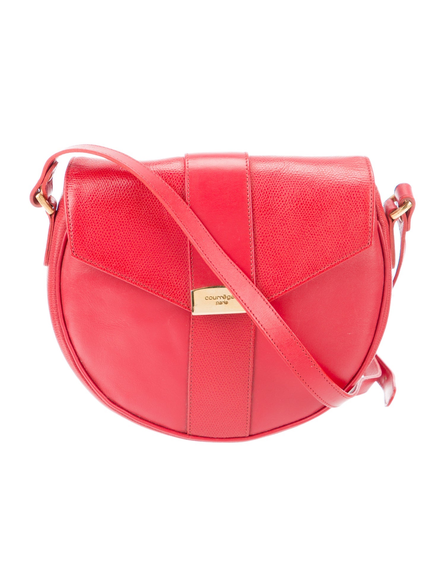 Courrèges Leather Crossbody Bag