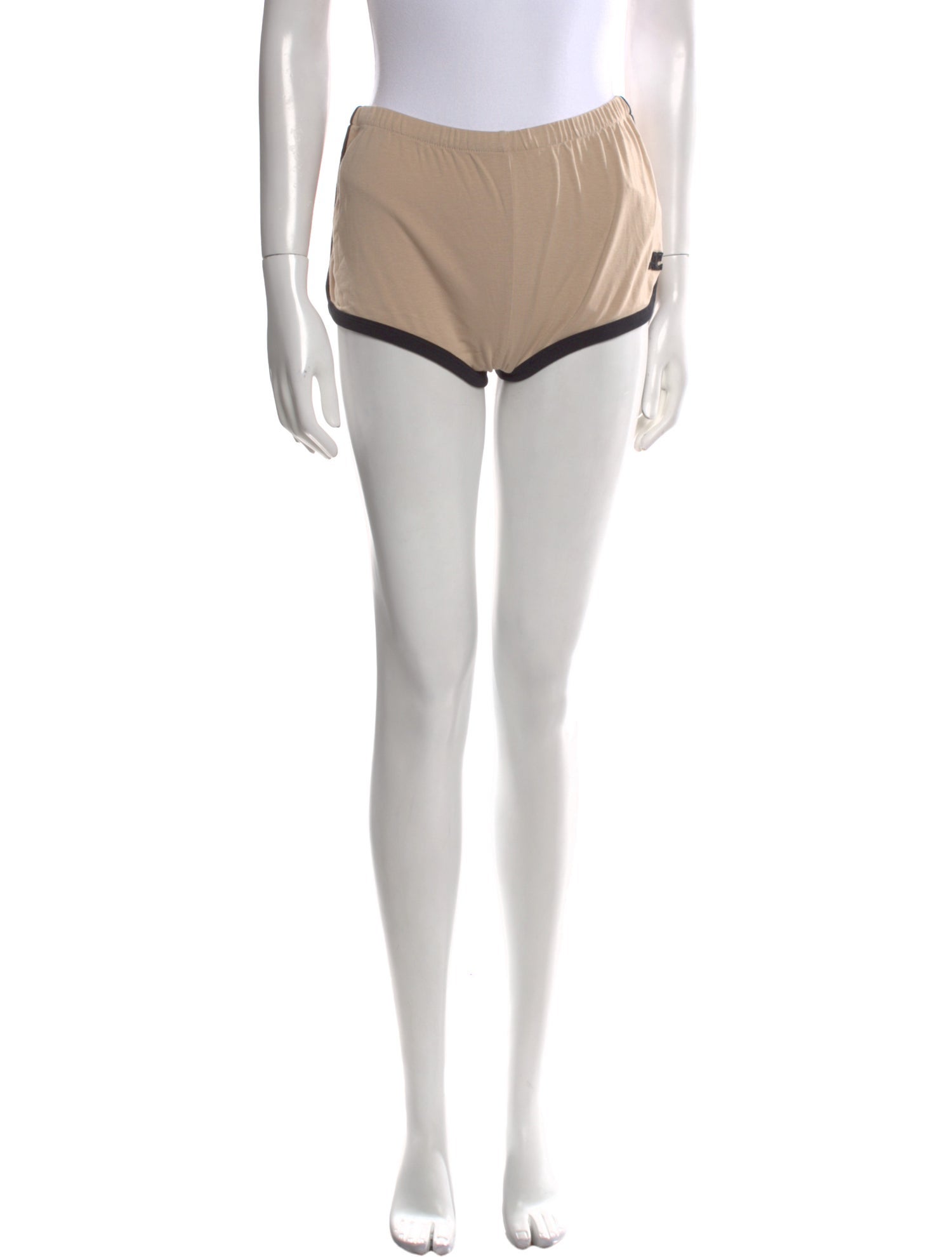 Courrèges Colorblock Pattern Mini Shorts