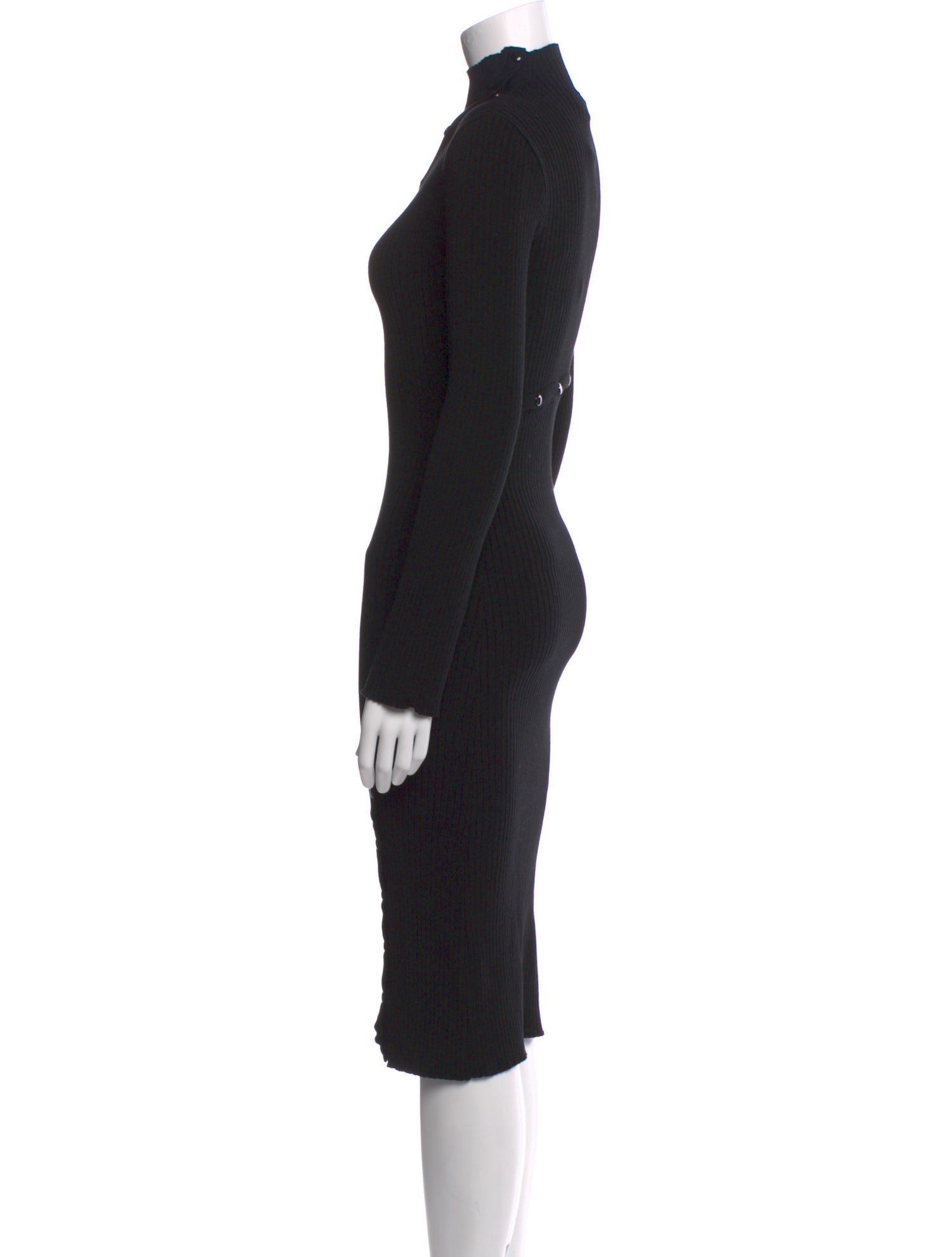 Courrèges Turtleneck Midi Length Dress
