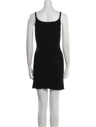 Courrèges Scoop Neck Mini Dress