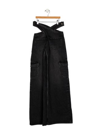 Courrèges Low-Rise Wide Leg Jeans