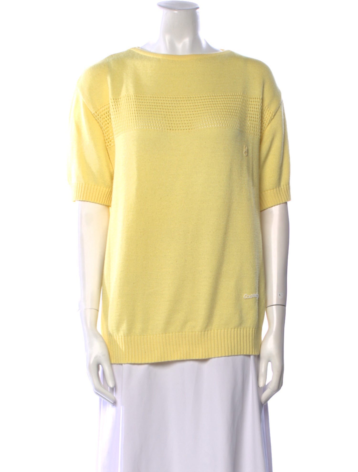 Courrèges Bateau Neckline Sweater