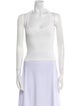 Courrèges Square Neckline Sleeveless Top